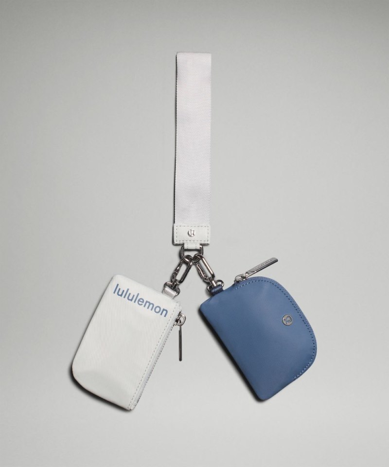 Lululemon Dual Pouch Wristlet Vapor / Oasis Blue Online Outlet Sale