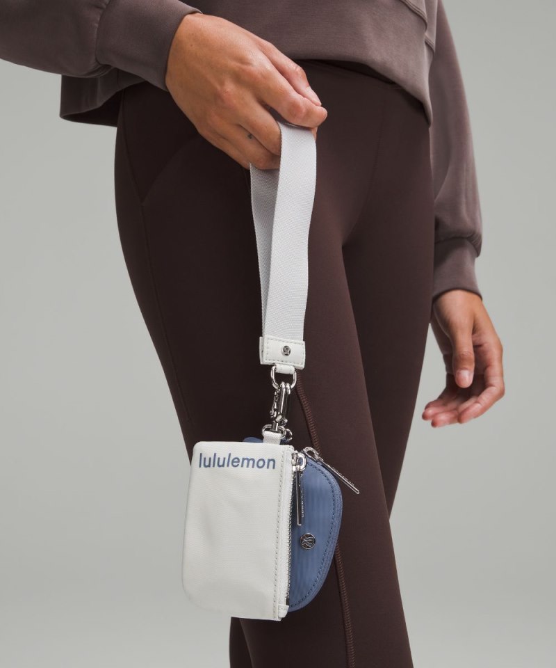 Lululemon Dual Pouch Wristlet Vapor / Oasis Blue Online Outlet Sale