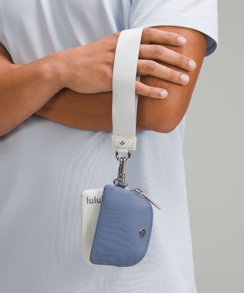 Lululemon Dual Pouch Wristlet Vapor / Oasis Blue Online Outlet Sale
