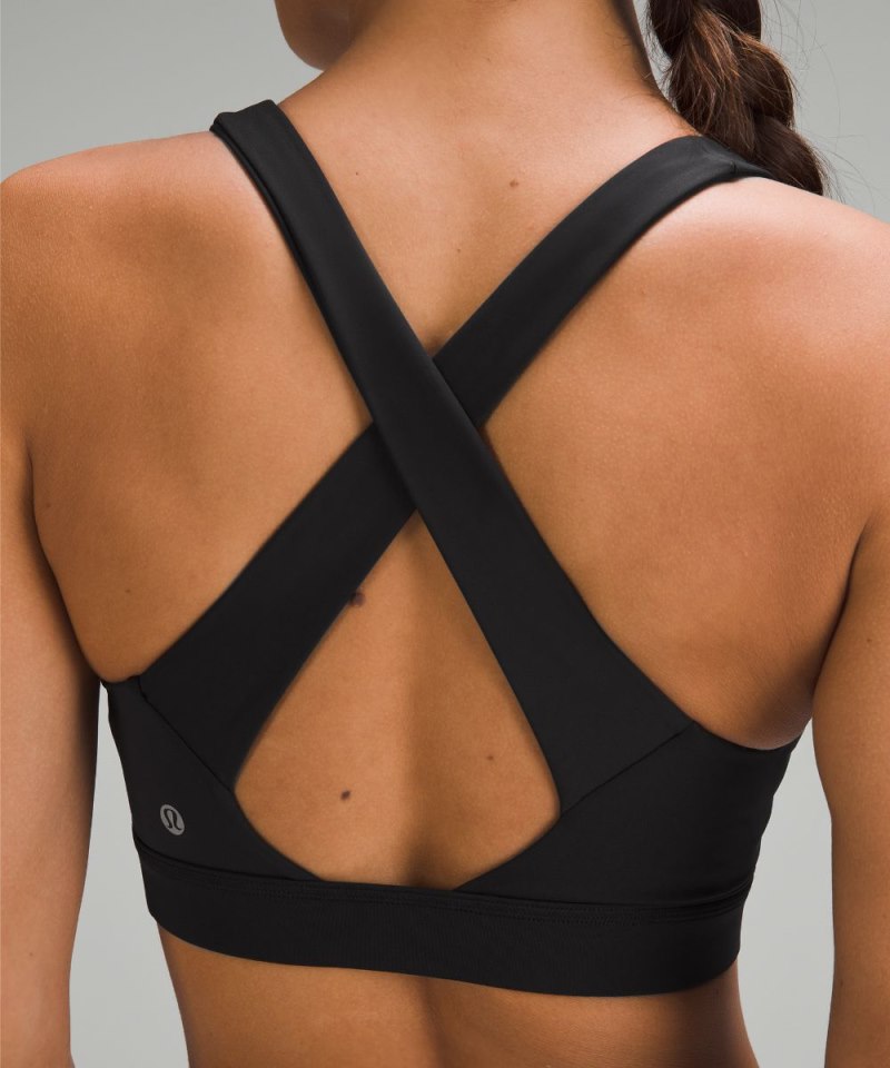 Lululemon Envital Bra *Medium Support, D / DD Cup Black Online Outlet Sale