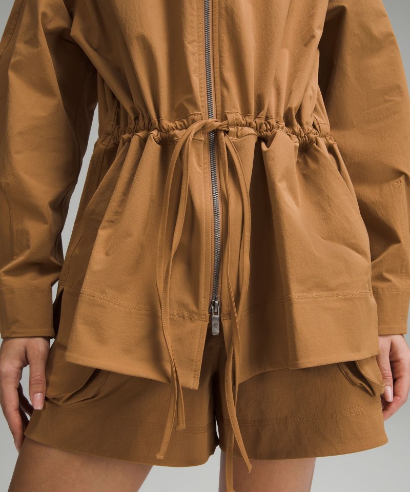 Lululemon Cinch-Waist Stretch Shirt Jacket Bold Beige Online Outlet Sale