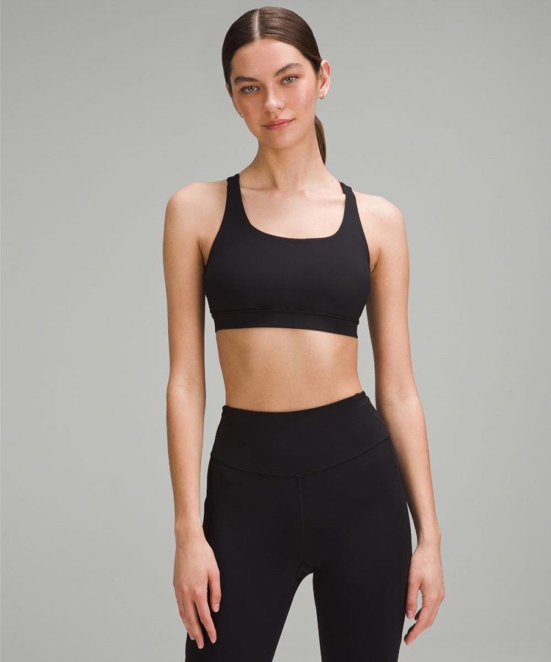Lululemon lululemon Energy Bra *Medium Support, B–D Cups Black Online Outlet Sale