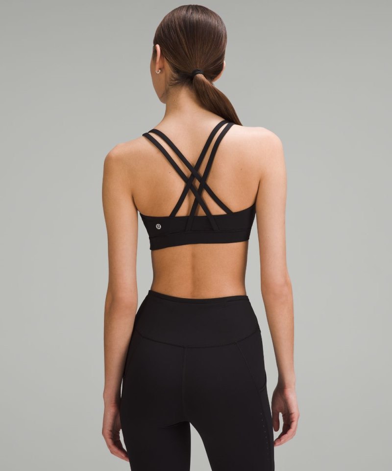 Lululemon lululemon Energy Bra *Medium Support, B–D Cups Black Online Outlet Sale