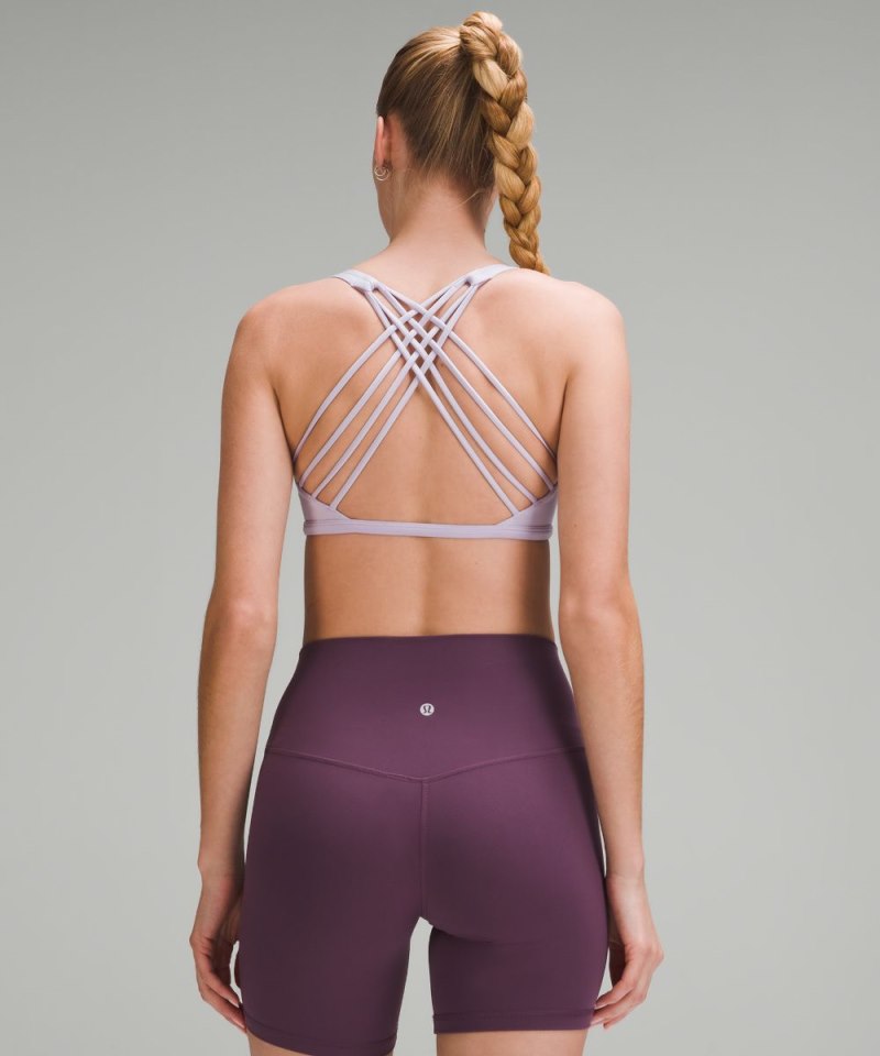 Lululemon Free to Be Bra - Wild *Light Support, A / B Cup Lilac Ether Online Outlet Sale