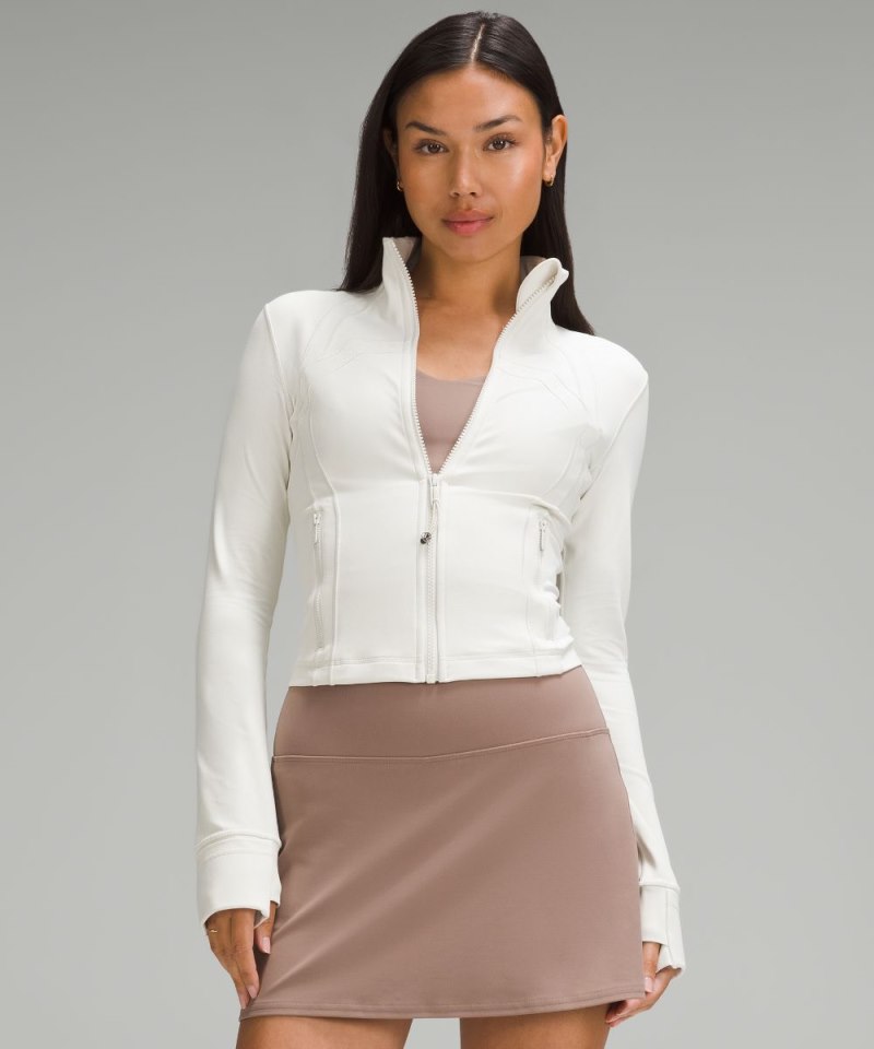 Lululemon Define Cropped Jacket *Nulu Bone Online Outlet Sale