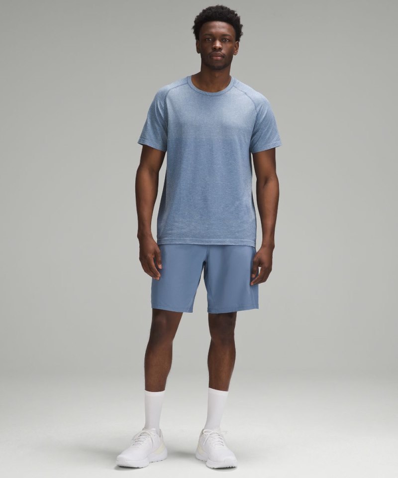 Lululemon Pace Breaker Linerless Short 9" Oasis Blue Online Outlet Sale