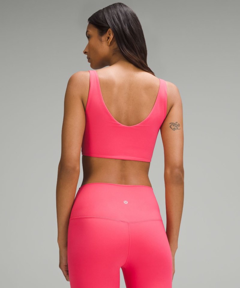 Lululemon Bend This Scoop and Square Bra *Light Support, A-C Cups Glaze Pink Online Outlet Sale