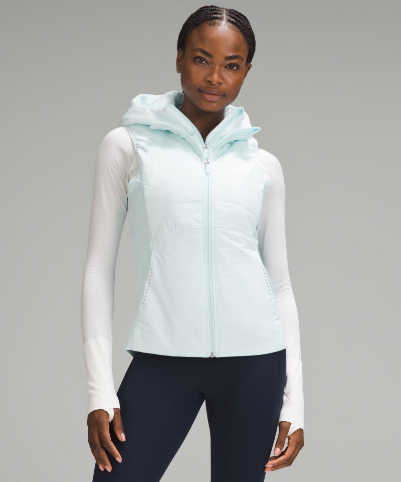 Lululemon Another Mile Vest Sheer Blue Online Outlet Sale