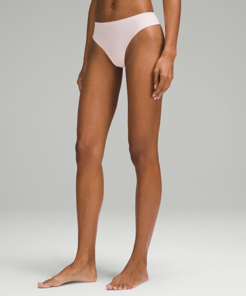 Lululemon InvisiWear Mid-Rise Thong Underwear *3 Pack Silver Drop / Strawberry Milkshake / Black Online Outlet Sale