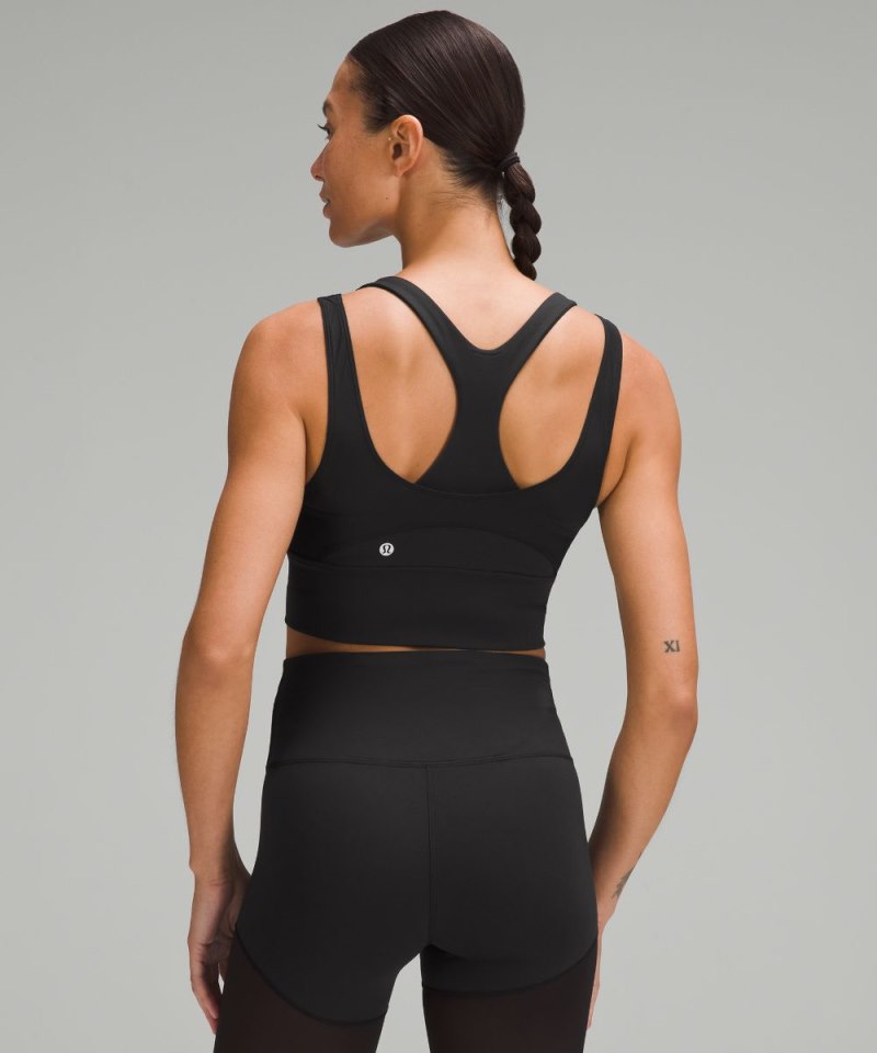 Lululemon Wunder Train Mesh Racerback Tank Top Black Online Outlet Sale