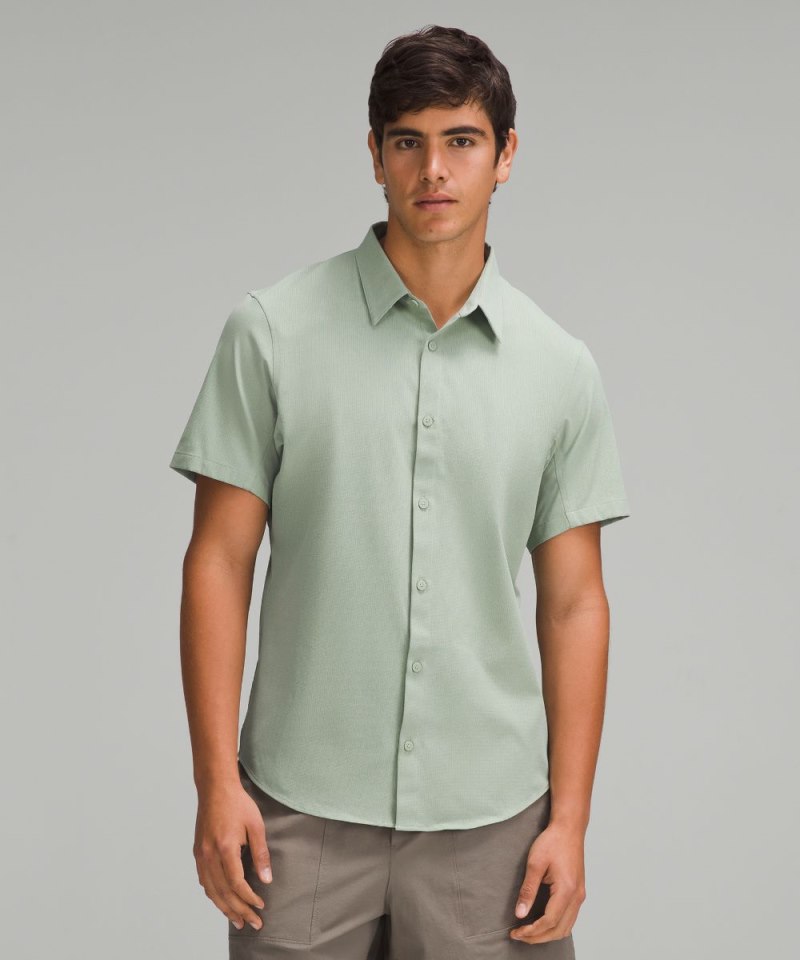 Lululemon Airing Easy Short-Sleeve Shirt Palm Court Online Outlet Sale