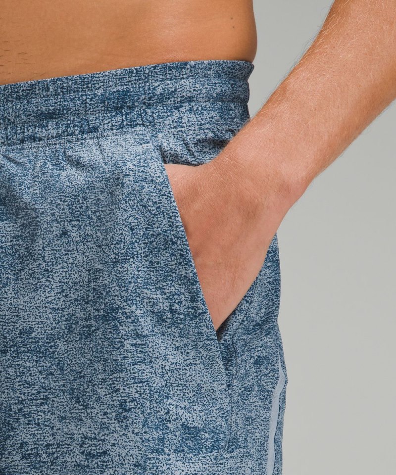 Lululemon Pace Breaker Lined Short 7" Infuse Texture Chambray Multi Online Outlet Sale