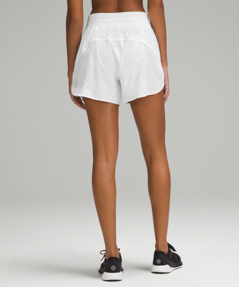 Lululemon Track That High-Rise Lined Short 5" White Online Outlet Sale