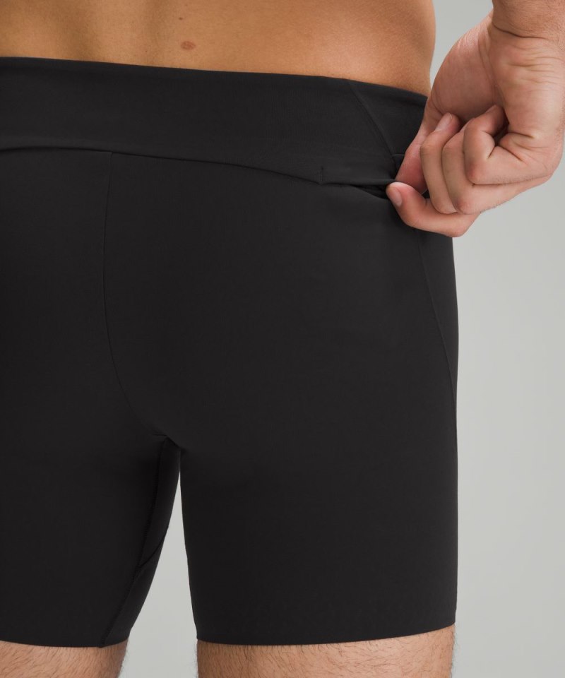 Lululemon Everlux Yoga Short 6" Black Online Outlet Sale