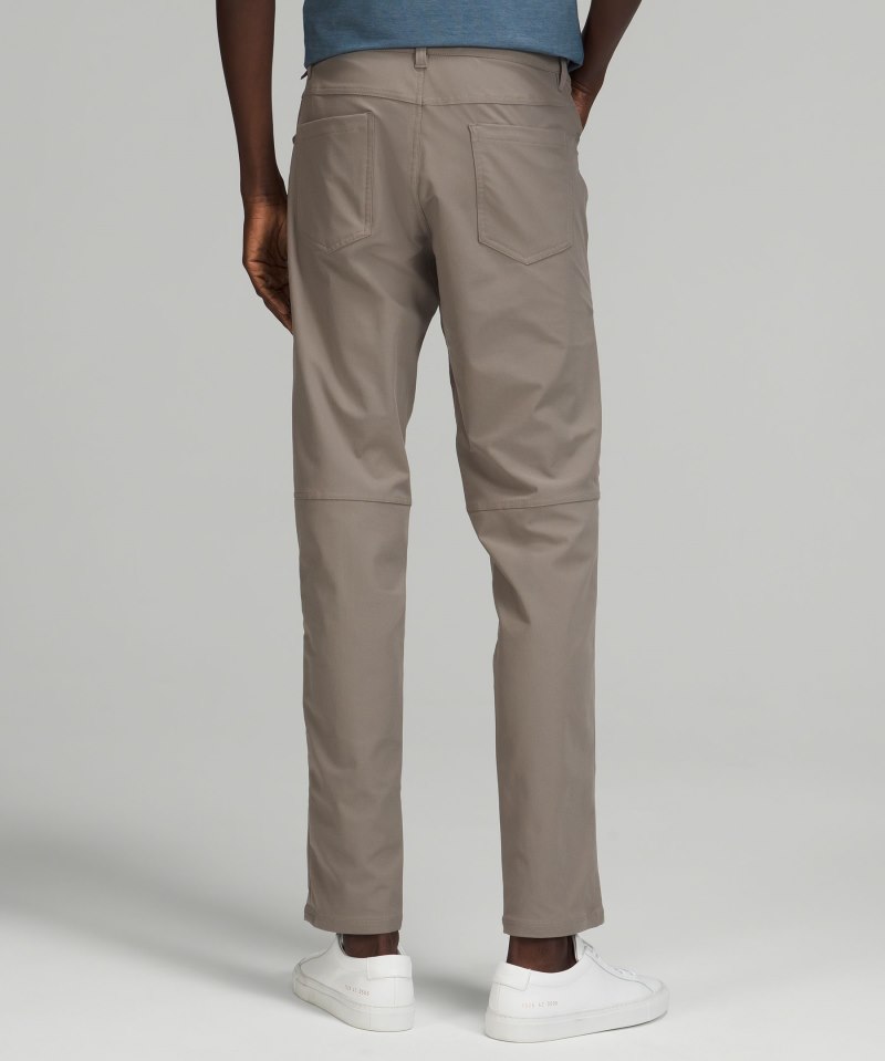 Lululemon ABC Slim-Fit 5 Pocket Pant 37" *Warpstreme Grey Sage Online Outlet Sale