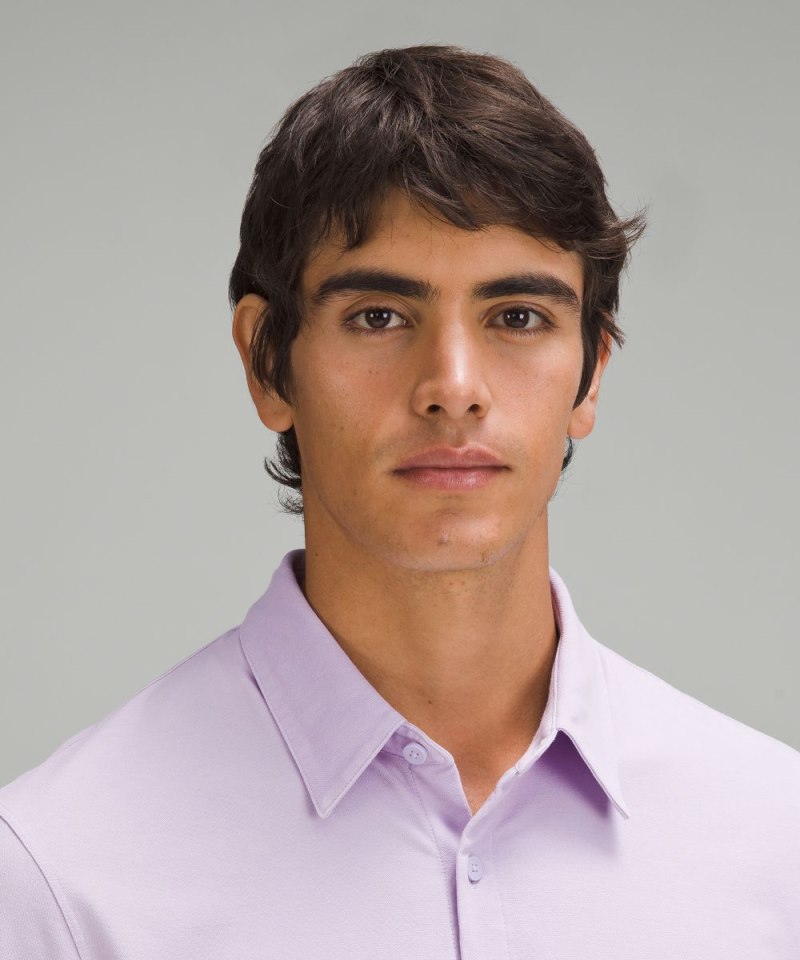 Lululemon Commission Long-Sleeve Shirt Enzyme Dye Lilac Ether Online Outlet Sale