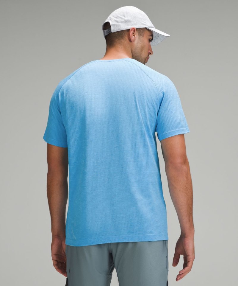 Lululemon Metal Vent Tech Short-Sleeve Shirt *Updated Fit Kayak Blue / Kayak Blue Light Online Outlet Sale