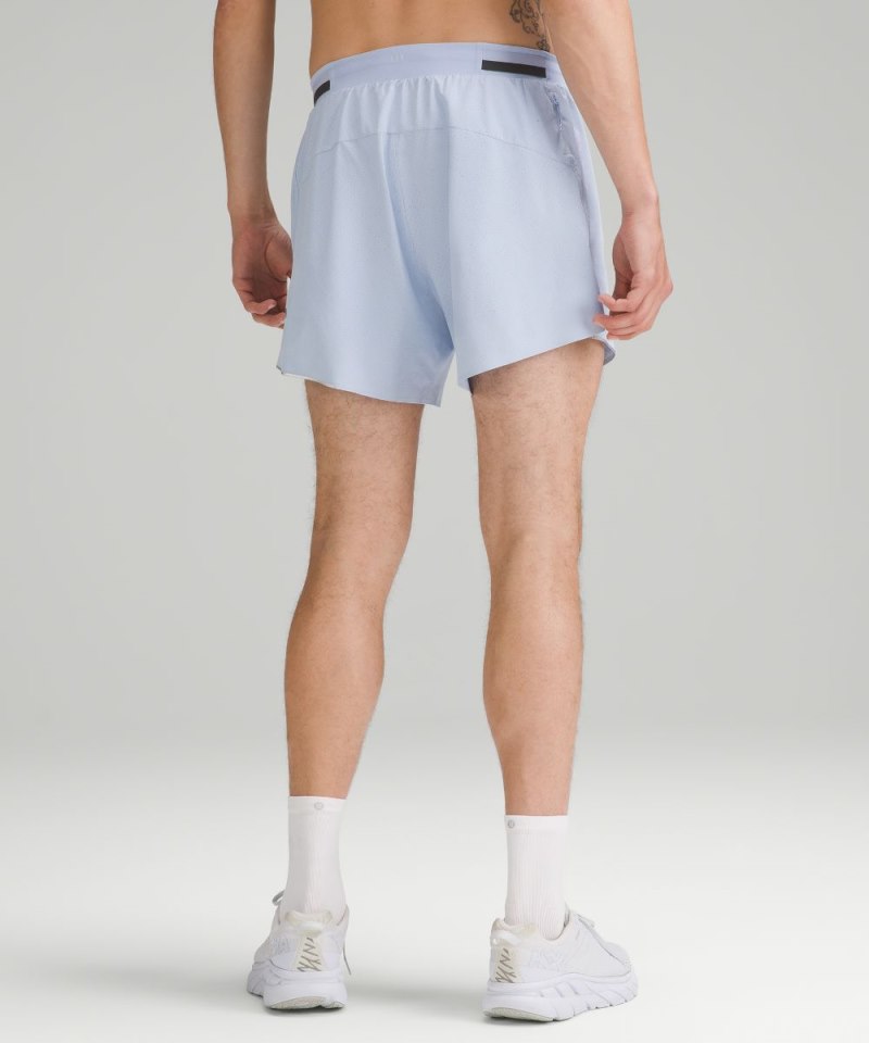 Lululemon Fast and Free Lined Short 6" Blue Linen Online Outlet Sale