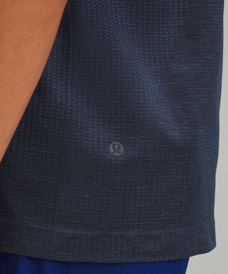 Lululemon Metal Vent Tech Sleeveless Shirt *Updated Fit Mineral Blue / True Navy Online Outlet Sale