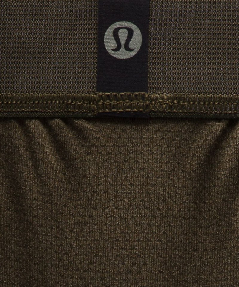 Lululemon Always In Motion Mesh Boxer 5" Dark Olive Online Outlet Sale