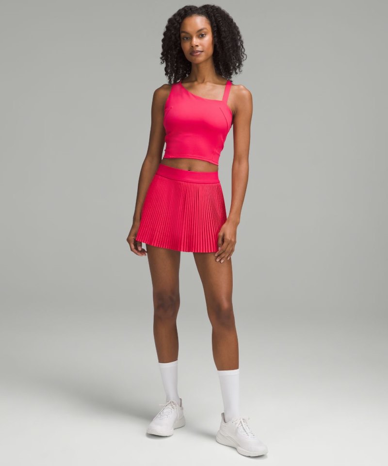 Lululemon Varsity High-Rise Pleated Tennis Skirt Cherry Mist Online Outlet Sale