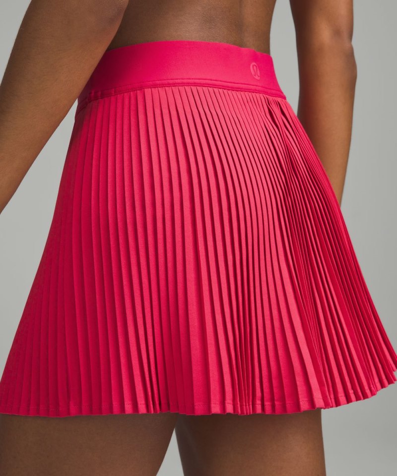 Lululemon Varsity High-Rise Pleated Tennis Skirt Cherry Mist Online Outlet Sale