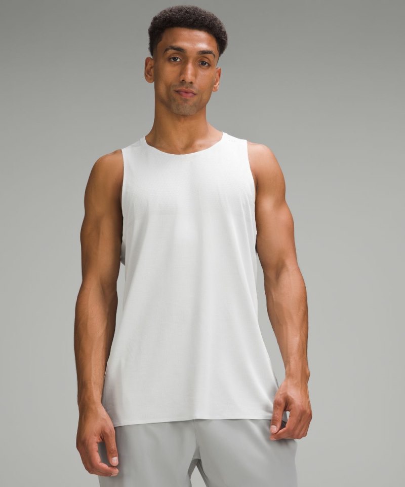 Lululemon Fast and Free Singlet *Breathe Vapor Online Outlet Sale