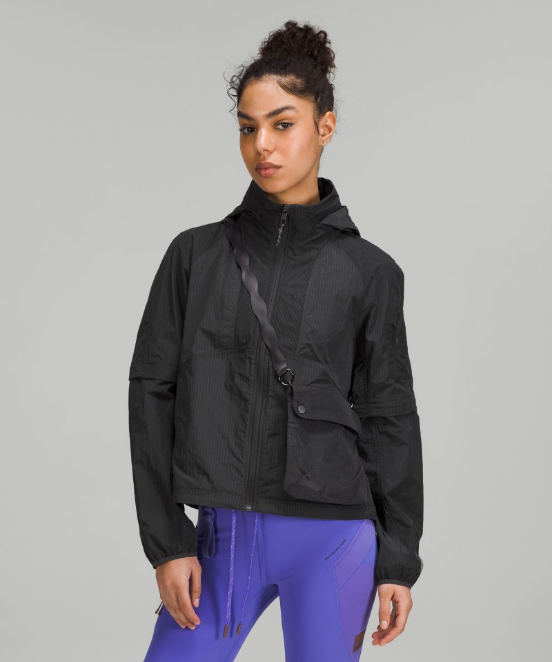 Lululemon Convertible Ripstop Hiking Jacket Graphite Grey Online Outlet Sale