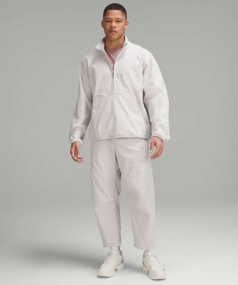 Lululemon lululemon lab Stretch Woven Half-Zip Pullover Light Chrome Online Outlet Sale