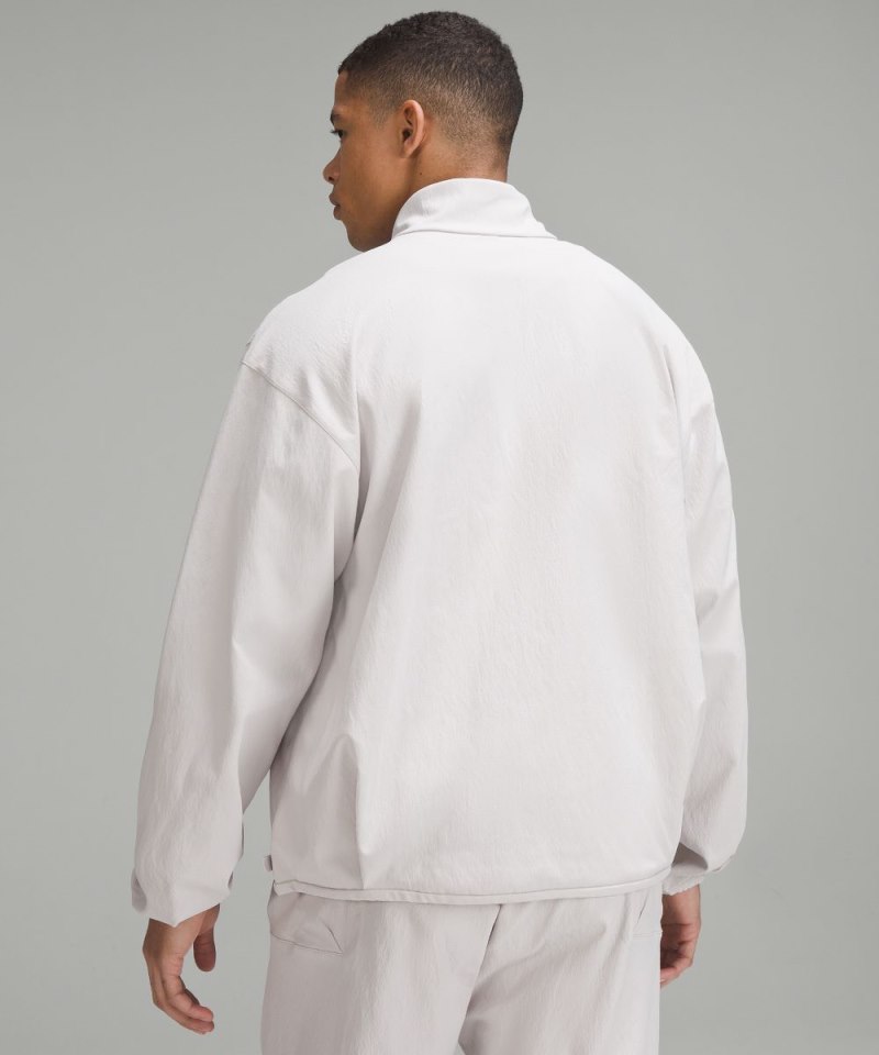 Lululemon lululemon lab Stretch Woven Half-Zip Pullover Light Chrome Online Outlet Sale