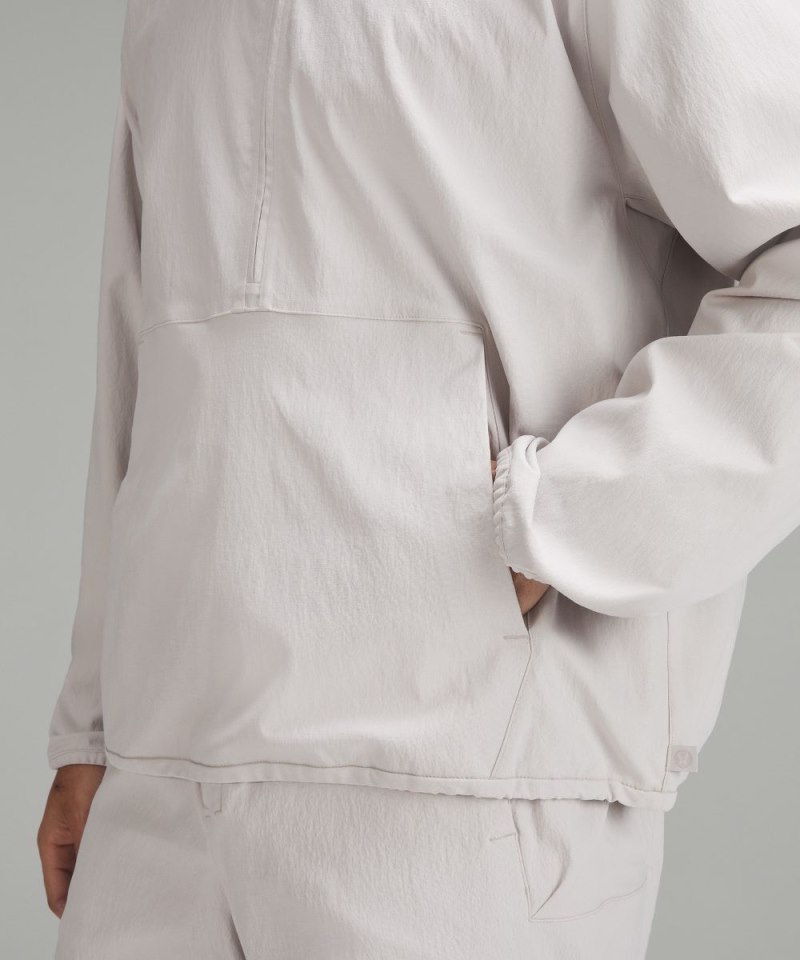 Lululemon lululemon lab Stretch Woven Half-Zip Pullover Light Chrome Online Outlet Sale