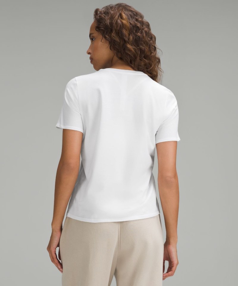 Lululemon Organic Cotton Crewneck T-Shirt White Online Outlet Sale