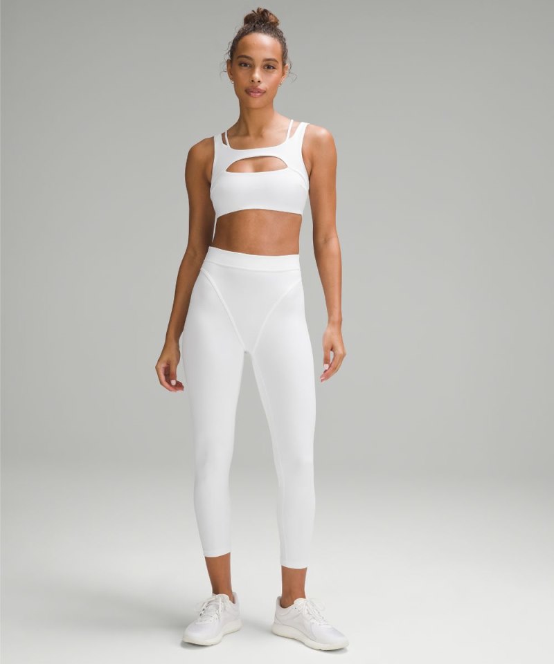 Lululemon Everlux Front Cut-Out Train Bra *Light Support, B / C Cup White Online Outlet Sale