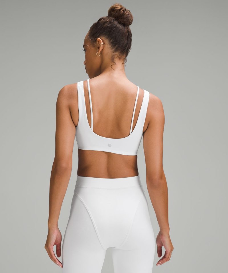 Lululemon Everlux Front Cut-Out Train Bra *Light Support, B / C Cup White Online Outlet Sale