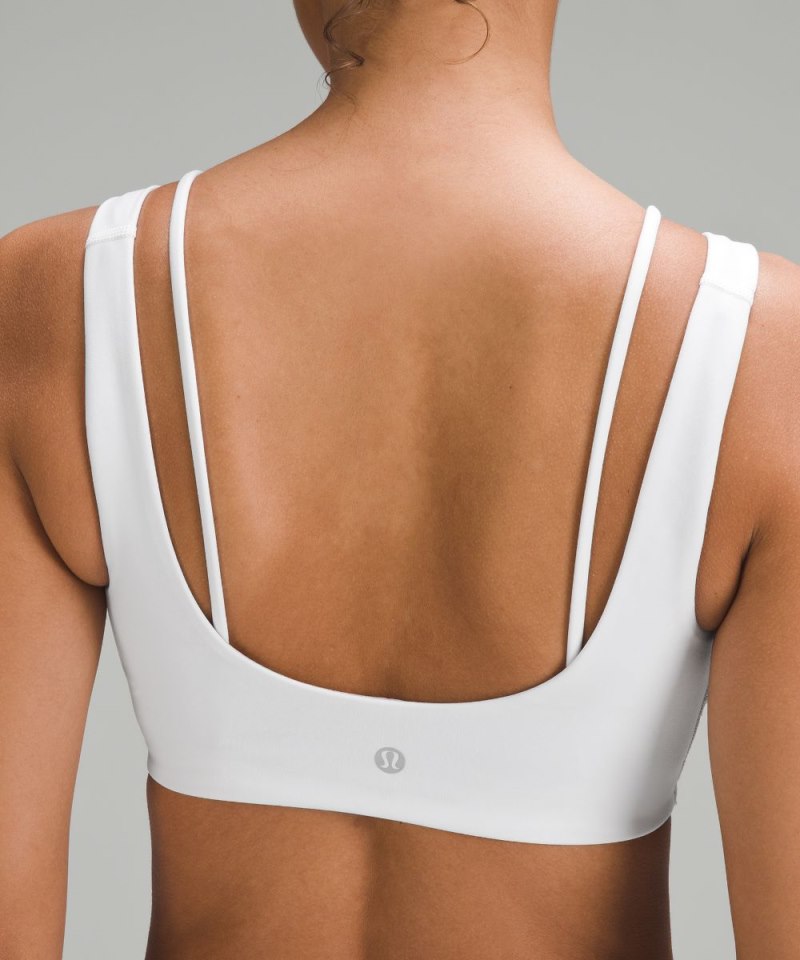 Lululemon Everlux Front Cut-Out Train Bra *Light Support, B / C Cup White Online Outlet Sale