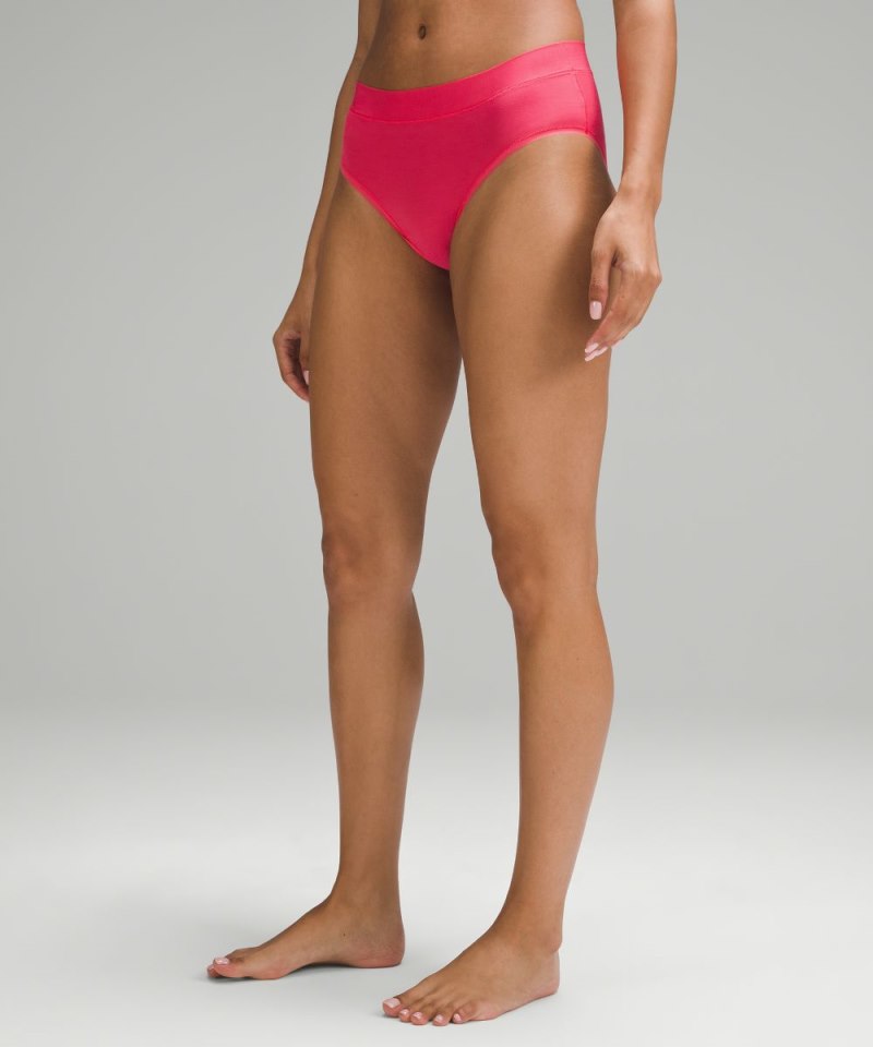 Lululemon UnderEase High-Rise Bikini Underwear *3 Pack Oasis Blue / Vitapink / Glaze Pink Online Outlet Sale