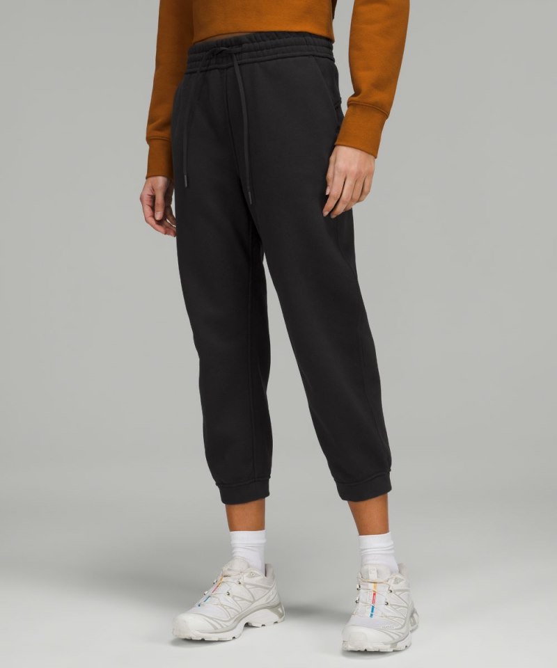 Lululemon Loungeful High-Rise Cropped Jogger Black Online Outlet Sale