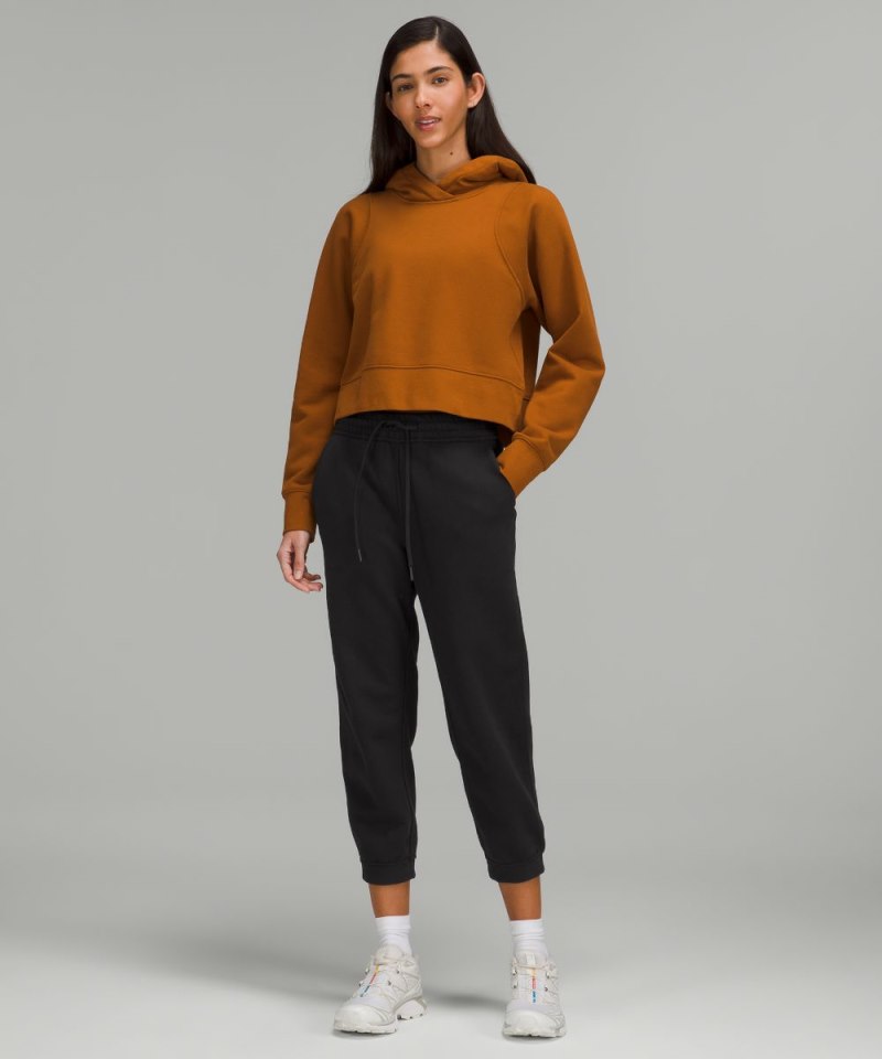 Lululemon Loungeful High-Rise Cropped Jogger Black Online Outlet Sale