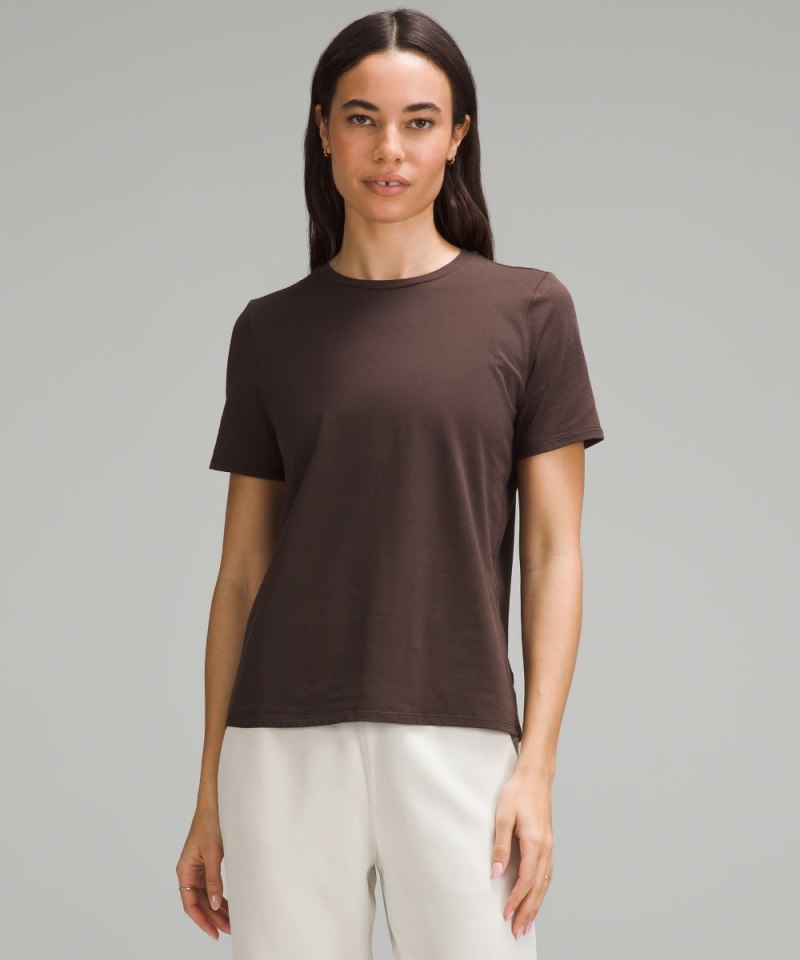 Lululemon Organic Cotton Crewneck T-Shirt Espresso (not available) Online Outlet Sale