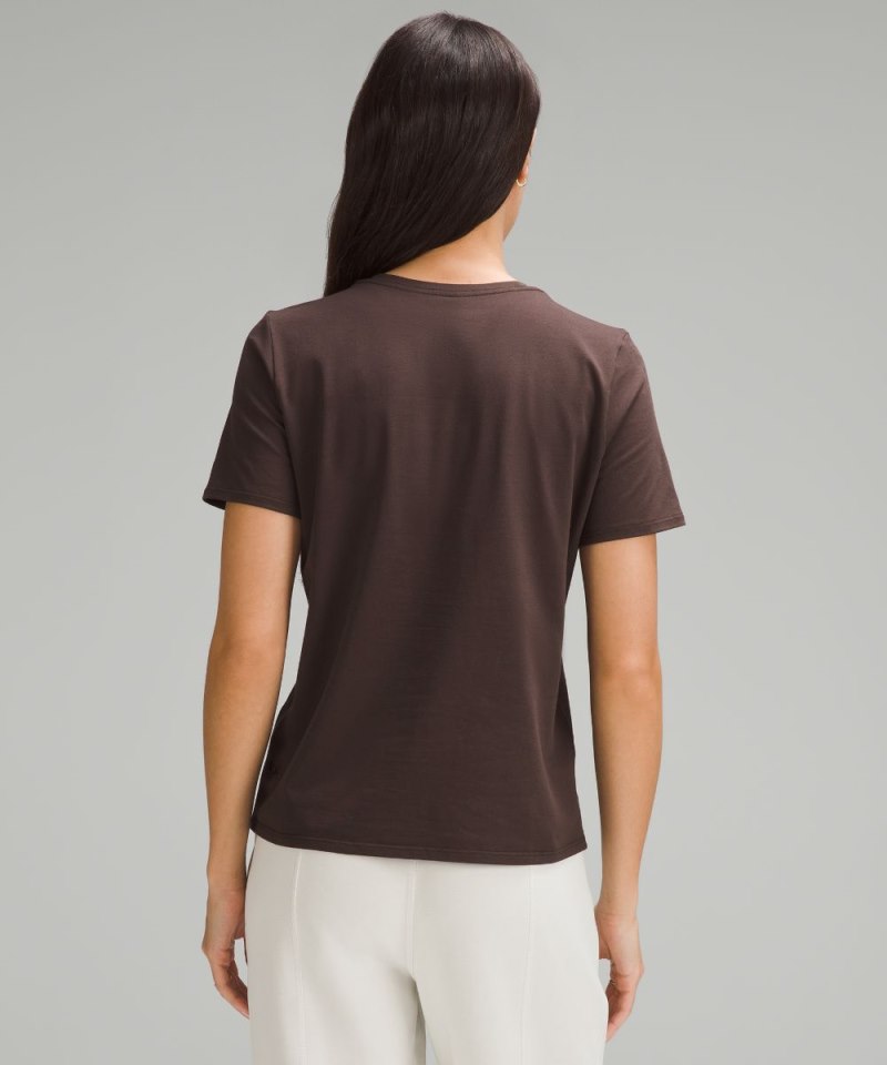Lululemon Organic Cotton Crewneck T-Shirt Espresso (not available) Online Outlet Sale