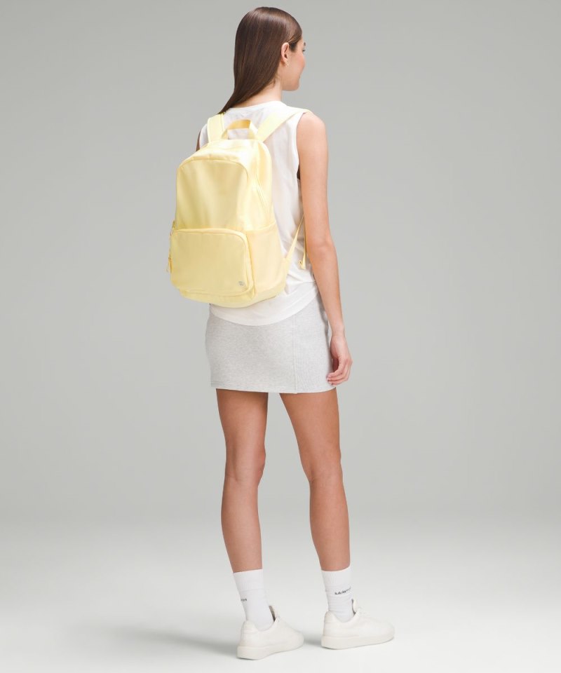 Lululemon Everywhere Backpack 22L Swirl Yellow Online Outlet Sale