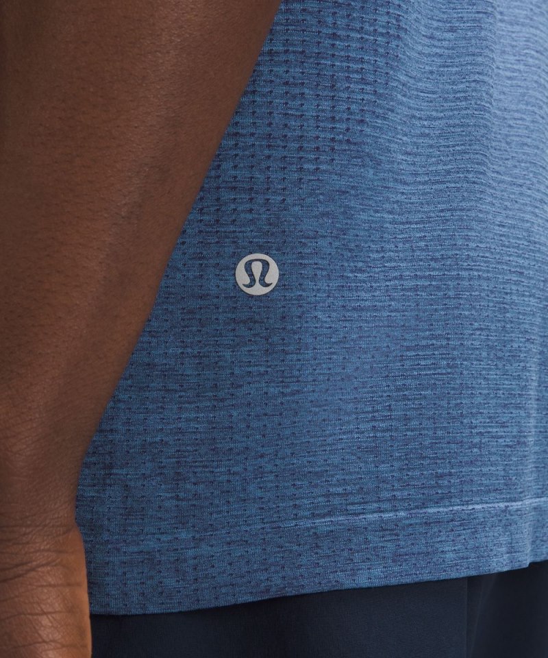 Lululemon Metal Vent Tech Sleeveless Shirt *Updated Fit Night Sea / Soft Denim Online Outlet Sale