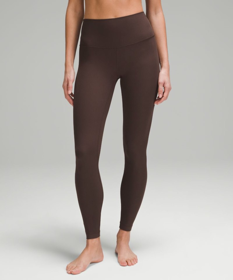 Lululemon lululemon Align™ High-Rise Ribbed Pant 28" Espresso (not available) Online Outlet Sale