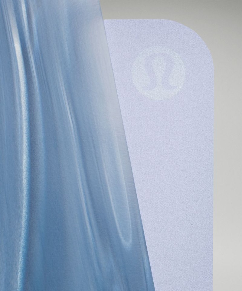 Lululemon The (Big) Mat 5mm *Made With FSC™ Certified Rubber Soft Denim / Pastel Blue / White / Pastel Blue Online Outlet Sale