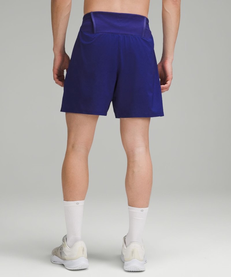 Lululemon Vented Tennis Short 6" Classic Fit Larkspur Online Outlet Sale