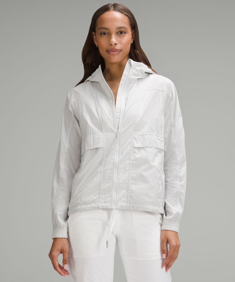 Lululemon Hood Lite Jacket Light Vapor Online Outlet Sale
