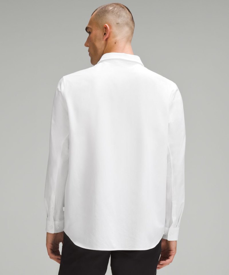 Lululemon New Venture Classic-Fit Long-Sleeve Shirt White Online Outlet Sale