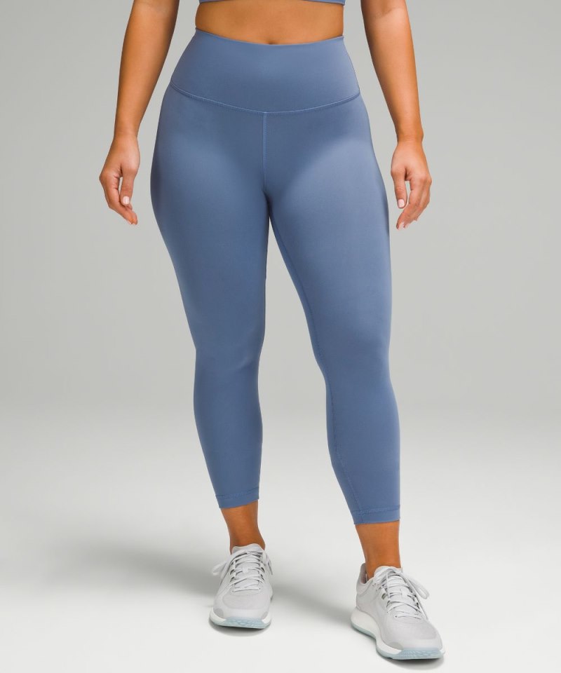 Lululemon Wunder Train Contour Fit High-Rise Tight 25" Oasis Blue Online Outlet Sale