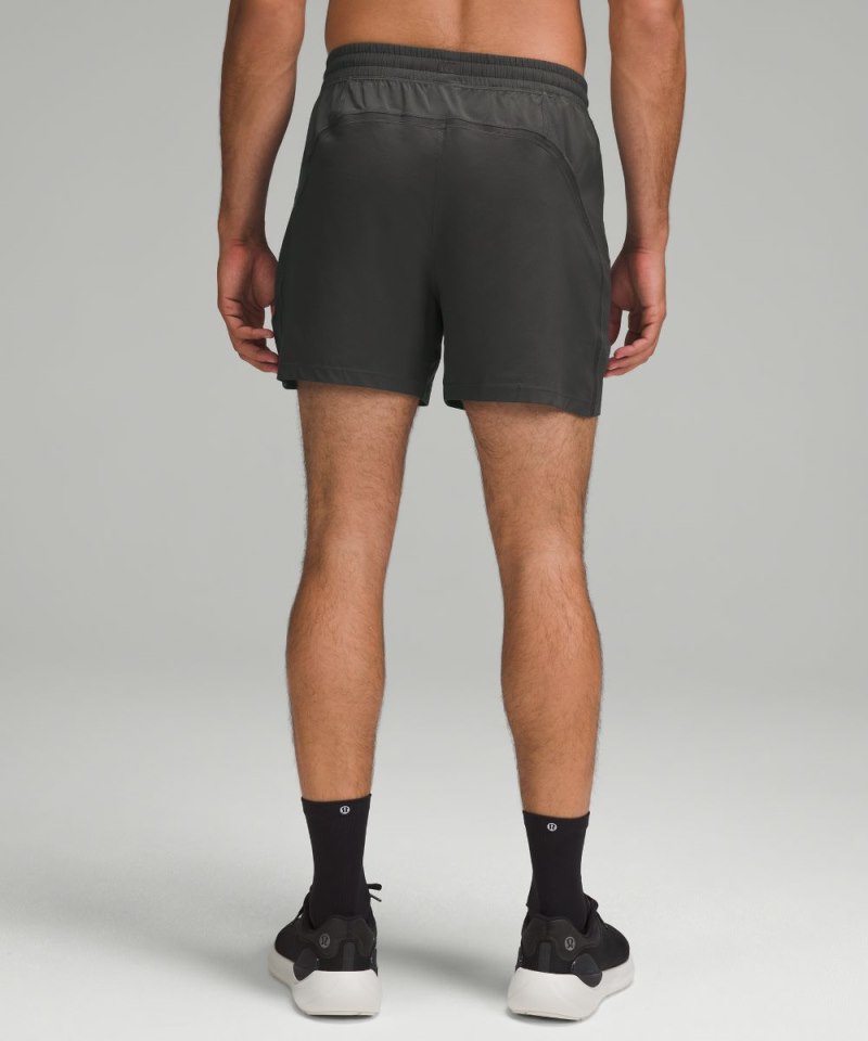 Lululemon Pace Breaker Linerless Short 5" Graphite Grey Online Outlet Sale