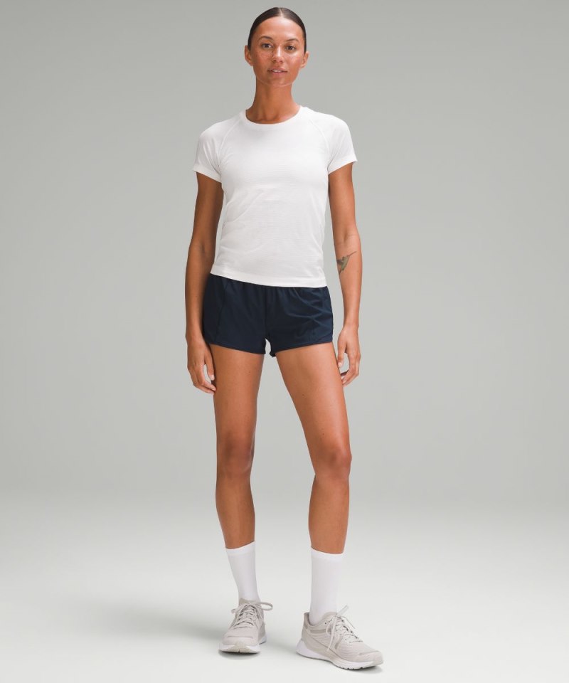 Lululemon Hotty Hot High-Rise Lined Short 2.5" True Navy Online Outlet Sale